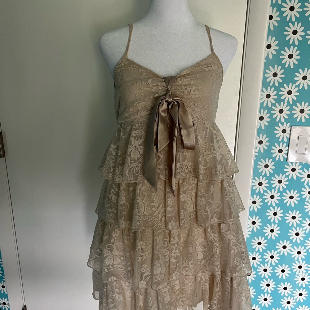 Lace mini dress